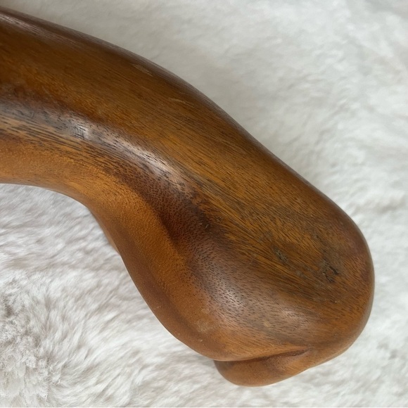 MCM Vintage Wooden Woman Sculpture - Picture 11 of 12